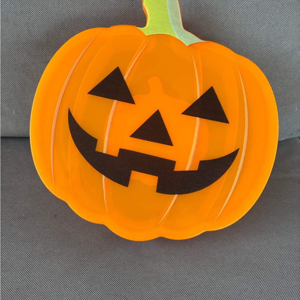 Halloween pumpkin snack box Orange New!! Serving, Holiday,storag